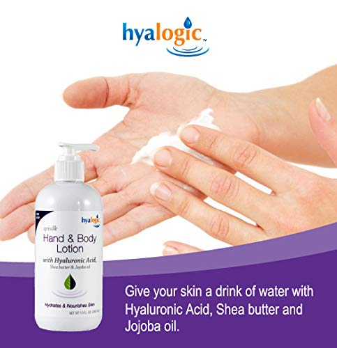 Hyalogic Episilk Hyaluronic Acid Hand & Body Lotion - Shea Butter & Jojoba - 10 oz