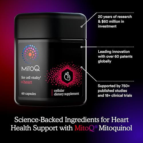 MitoQ Heart - Powerful Antioxidant Support for Heart and Cellular Health