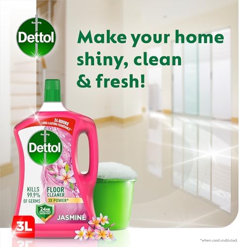 Dettol Power Floor Cleaner - Jasmine Scent (3L)