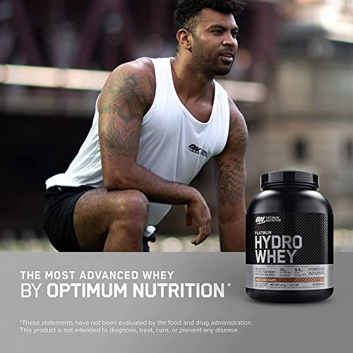 Optimum Nutrition Platinum Hydro Whey Isolate Protein Powder - Fast-Digesting Vanilla