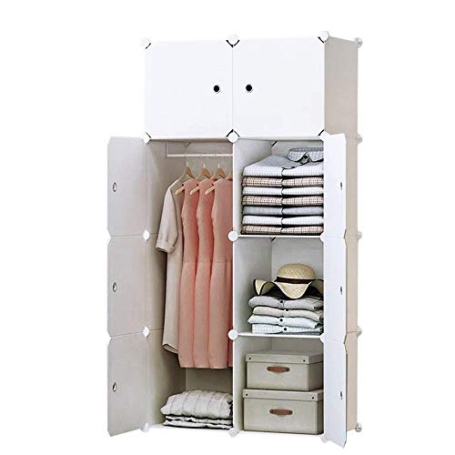 U HOOME 8-Cube Portable Modular Wardrobe & Storage Organizer