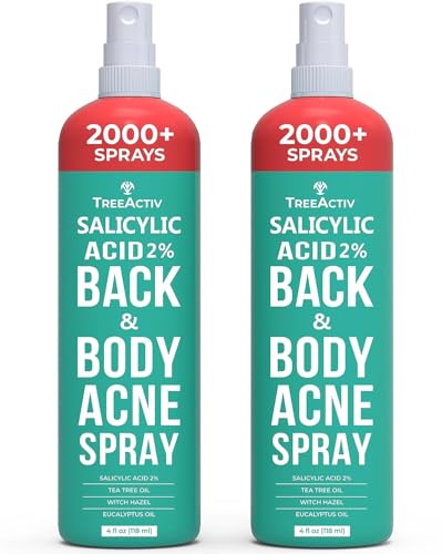 Salicylic Acid Back & Body Acne Spray 4 fl oz 2-Pack