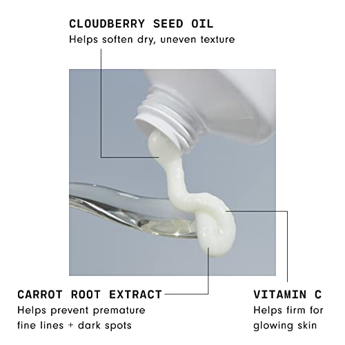 Versed Weekend Glow Brightening Moisturizer – Vegan Vitamin C Face Cream with Cloudberry Seed Oil 2oz