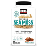 FORCE FACTOR Superior Irish Sea Moss Chews - Salted Caramel (60 Ct)