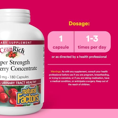 CranRich Super Strength Cranberry Concentrate - 180 Capsules
