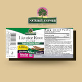 Nature's Answer Alcohol-Free Licorice Root Extract - 2000mg
