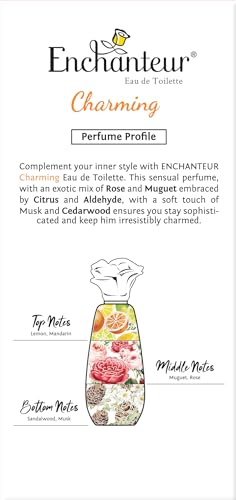 Enchanteur Charming Eau de Toilette: Long-Lasting Feminine Fragrance (100ml)
