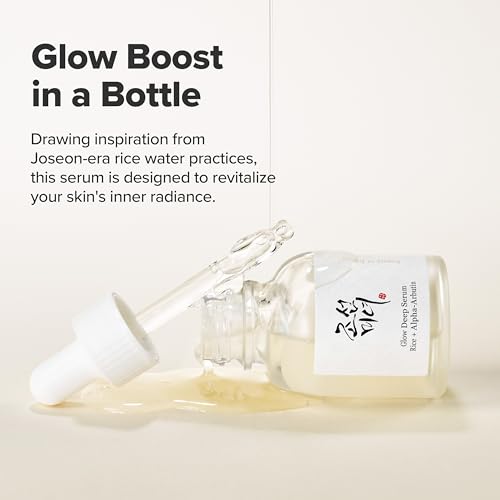 Beauty Of Joseon Glowing Rice Serum + Alpha Arbutin – Brightening & Hydrating Serum for Radiant Skin – 30ml