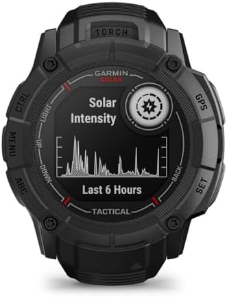 Garmin Instinct 2X Solar Tactical Edition Smartwatch - Rugged & Powerful