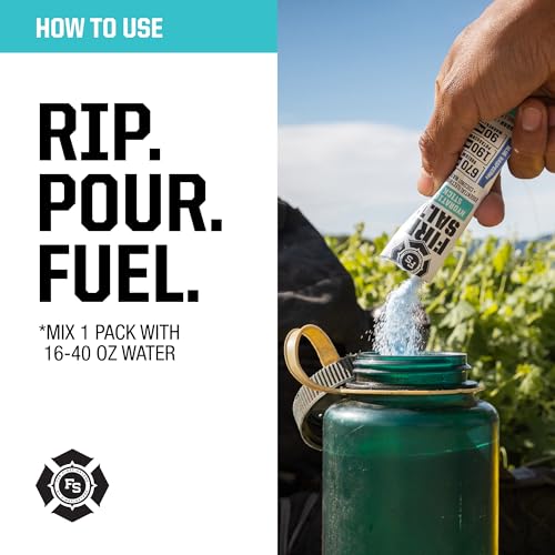 Fire Science Fire Salt Hydration Sticks - Chocolate Flavor Electrolyte Drink Mix