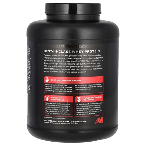 Muscletech Nitro-Tech Whey Protein - Strawberry Flavor (4.00 lbs)