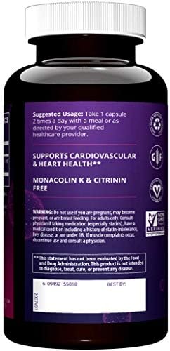 MRM Red Yeast Rice: Support Cardiovascular Health Naturally (60 Capsules)