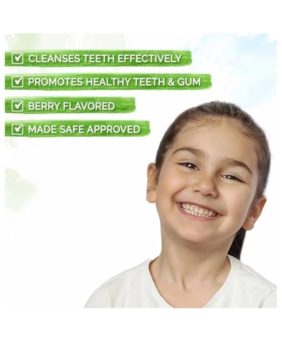 Mamaearth Berry Blast Kids Toothpaste - Fluoride & SLS Free (50g)