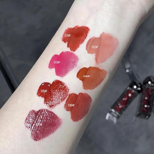 Moisturizing Lip Gloss with Hyaluronic Acid - High Shine, Non-Sticky, Silky Smooth Formula - Spring Mountain Sweet Peach