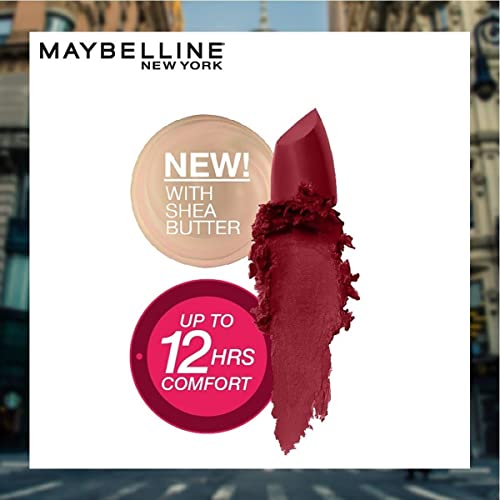 Maybelline Color Sensational Lipstick - Divine Wine - Matte Finish & Hydrating