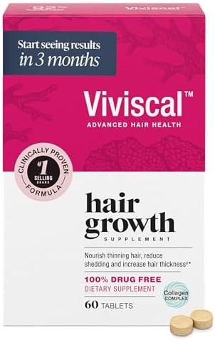 Viviscal Hair growth supplement for women, 60 Count