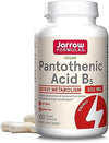 Jarrow Formulas Pantothenic Acid (B5) 500mg, 100 Veggie Caps - Energy & Metabolism Support