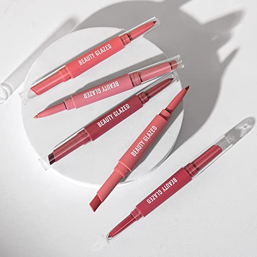 MYUANGO Matte Velvet Lipstick + Lip Liner 2 in 1 | Long-Lasting Vegan Lip Makeup Kit