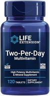 Life Extension Two Per Day High Potency Multi Vitamin Mineral Supplement Vitamins Minerals Plant Extracts Quercetin 5 Mthf Folate More Gluten Free Non Gmo 120 Tablets 1