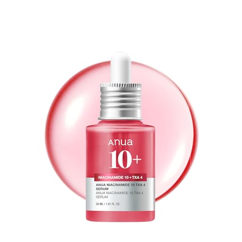 Anua 10% Niacinamide+ 4% Tranexamic Acid Serum for Sensitive Skin - Glass Skin, Fragrance-Free, 30ml