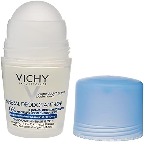Vichy Mineral Deodorant Roll-On (50ml) - 48-Hour Protection