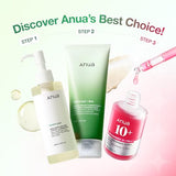 Anua 3-Step Glass Skin Beginner Set - Double Cleansing & Serum Routine