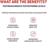 Novex Biotech Testrovax, Best Testosterone Booster for Men - T Booster - Fenugreek & Ashwagandha - Increase Testosterone levels in 12 days*, 30-Day Supply