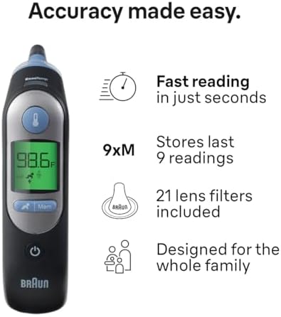 Braun Thermoscan 7 IRT6520 Ear Thermometer (European Version)