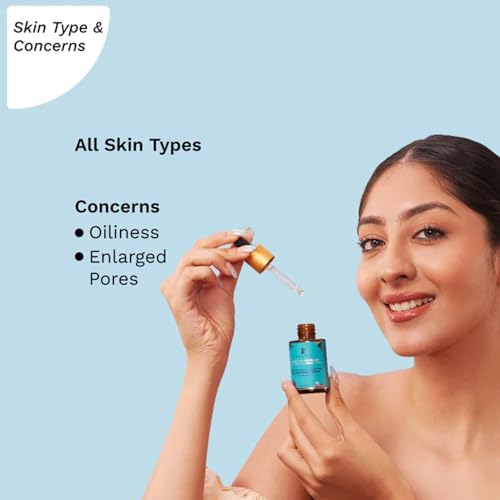 Pilgrim Korean Oil Control Serum - Salicylic Acid & Niacinamide Exfoliating Facial Serum for Radiant Skin, 30ml