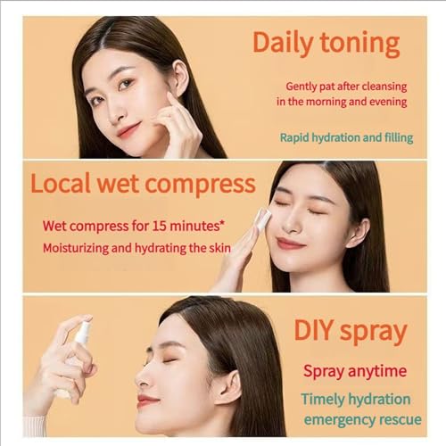 500ML VC Toner Korean - Intensive Whitening & Moisturizing Vitamin C Toner for Brightening & Elasticity
