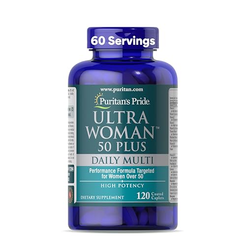 Puritans Pride Ultra Woman 50 Plus Multivitamin with Zinc - 120 Count