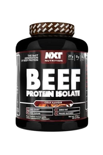 Beef Protein Isolate Cola 1.8kg - Pure Hydrolyzed Beef Protein Powder - 60 Servings
