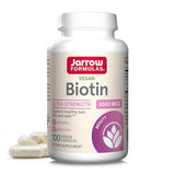 Jarrow Formulas Biotin 5000 mcg - 100 Capsules for Hair, Skin & Nails