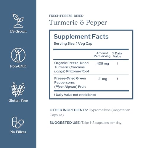 Turmeric & Pepper Freeze-Dried Vegetables by Eclectic Institute