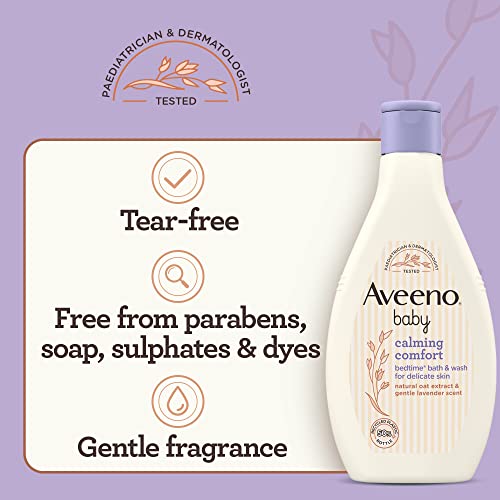 Aveeno Baby Calming Comfort Bedtime Bath Wash (250ml)