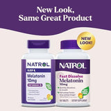 Natrol - Melatonin Sleep, Fast Dissolve, Maximum Strength, Strawberry 10 mg - 100 Tablets