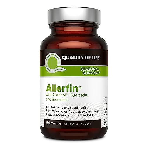 Allerfin 60 VCapsules by Quality of Life Labs - Advanced Allergy Support Formula
