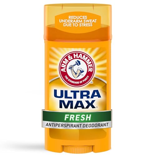ARM & HAMMER Ultramax Invisible Solid Fresh Antiperspirant Deodorant For Men - 2.6 oz