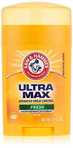 ARM & HAMMER Ultra Max Antiperspirant Deodorant - 1oz (Pack of 2) - Long-Lasting Odor Protection