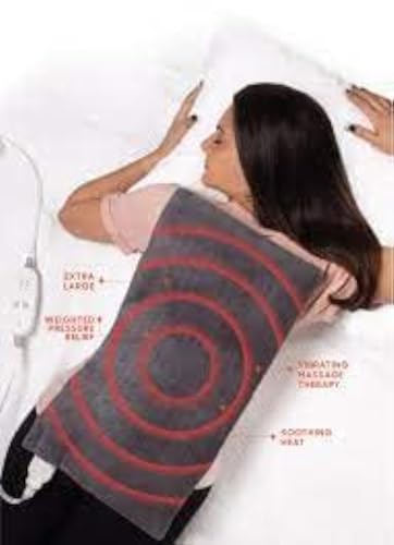 ANCY Electric Fast Heating Pad - Back Pain & Cramps Relief (9 Heat Levels)