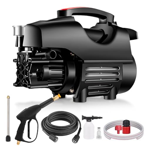 VINNYSEN Electric Pressure Washer - 2000W, 20ft Hose, for Cars, Patios, Fences