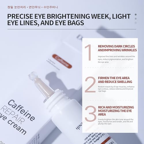 Anti-Wrinkle Eye Cream 20g for Dark Circles, Puffiness, and Fine Lines