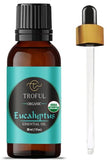 Organic Eucalyptus Essential Oil 30 ml – 100% Pure USDA Organic for Aromatherapy & Natural Home Care