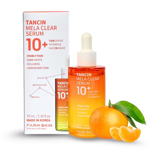 Farm Skin Vitamin C Serum with Niacinamide & Tangerine - 70ml | Dark Spot Corrector, Brightening & Hydrating Korean Skincare