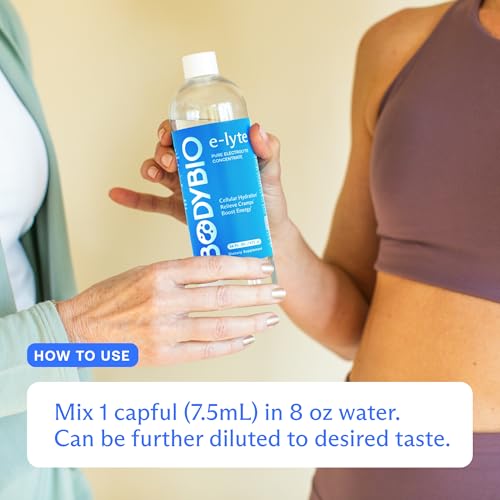 BodyBio Balanced Electrolyte Concentrate - 16 oz (64 Servings) for Keto Hydration