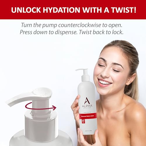 Alpha Skin Care Anti-Aging Body Lotion - Reduces Wrinkles 12oz