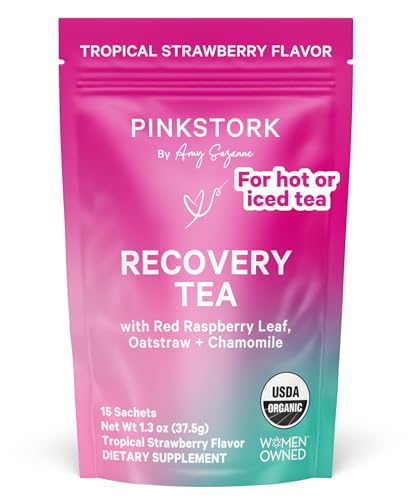 Pink Stork Organic Postpartum Recovery Tea - Passion Fruit (30 Cups)