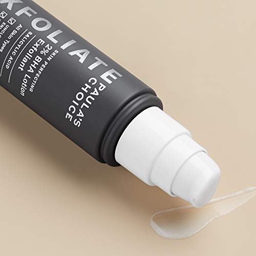Paula's Choice SKIN PERFECTING 2% BHA Lotion Salicylic Acid Exfoliant - Facial Exfoliator for Blackheads & Pores (3.3 Oz)