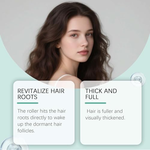 ALMEKAQUZ Rosemary Hair Growth Serum with Redensyl and Anagain, Roll-On, Reduces Hair Fall, For All Hair Types, Women & Men, 25ml