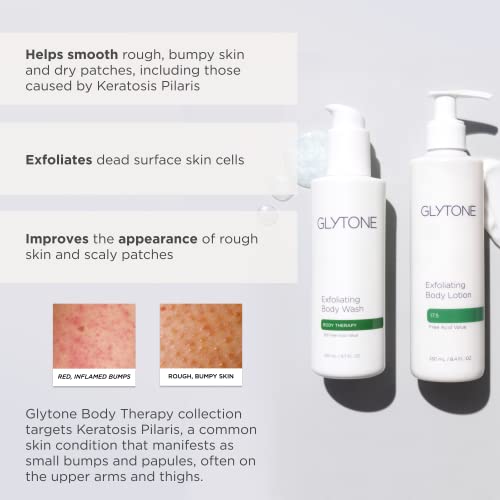 GLYTONE Exfoliating Body Lotion - Glycolic Acid Body Treatment for Smooth Skin
